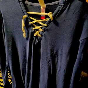 Large blue woman’s sweatshirt